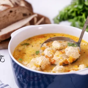 Meatball Soup - easy comforting dish