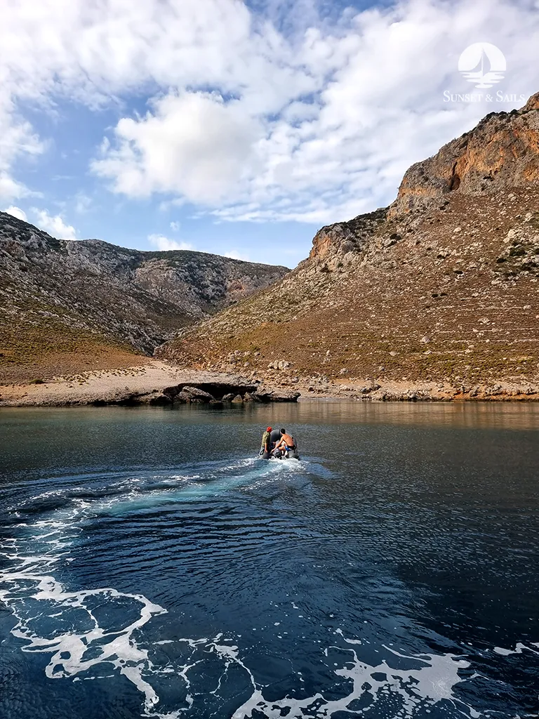 sailing Dodecanese to Pezonta Bay 1