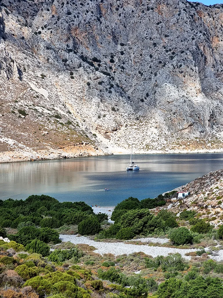 sailing Dodecanese to Pezonta Bay 2