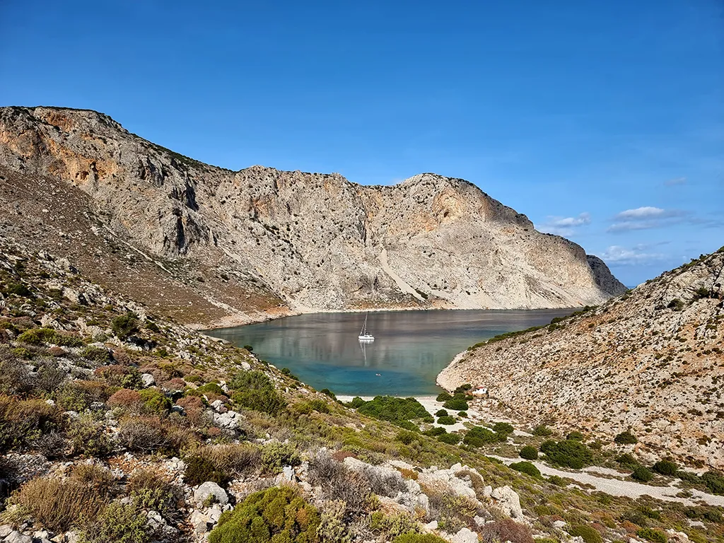 sailing Dodecanese to Pezonta Bay 3