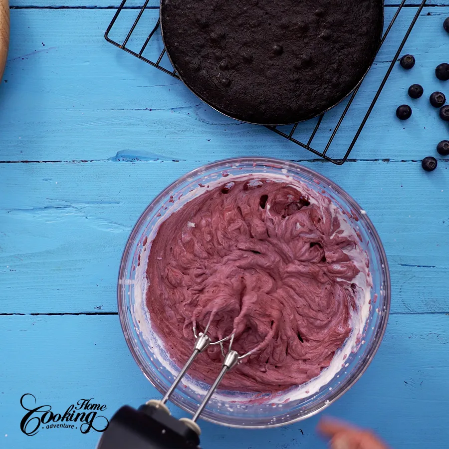 Blueberry Mousse - step 2