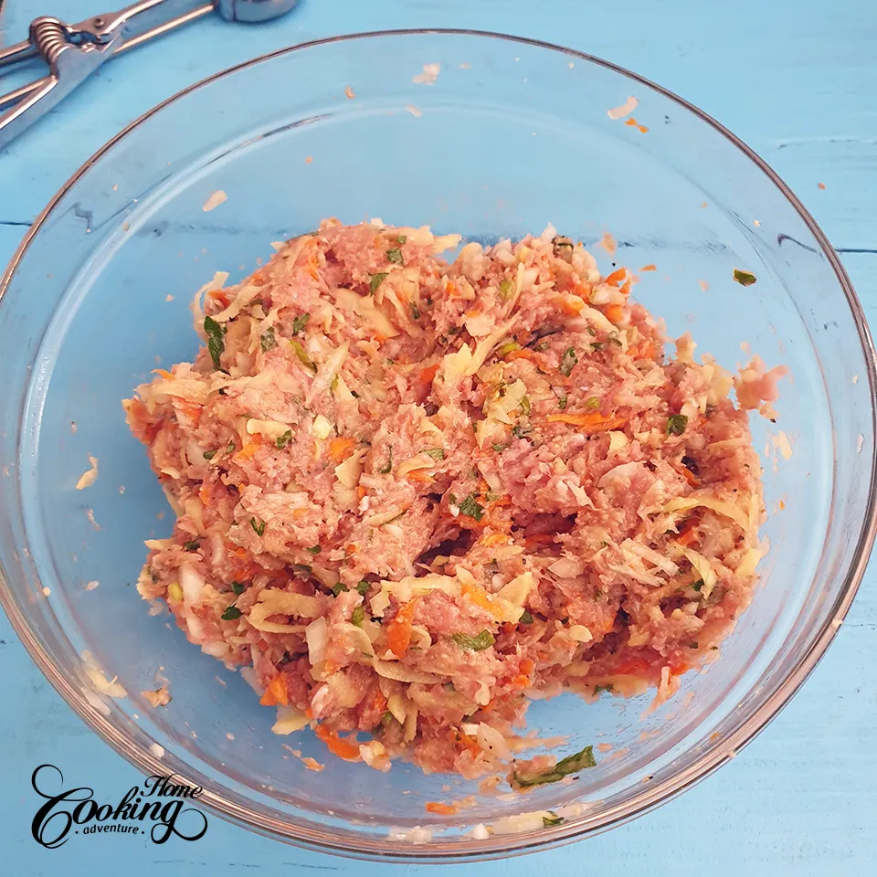 Chicken patties mixture