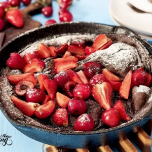 Chocolate Dutch Baby Pancake
