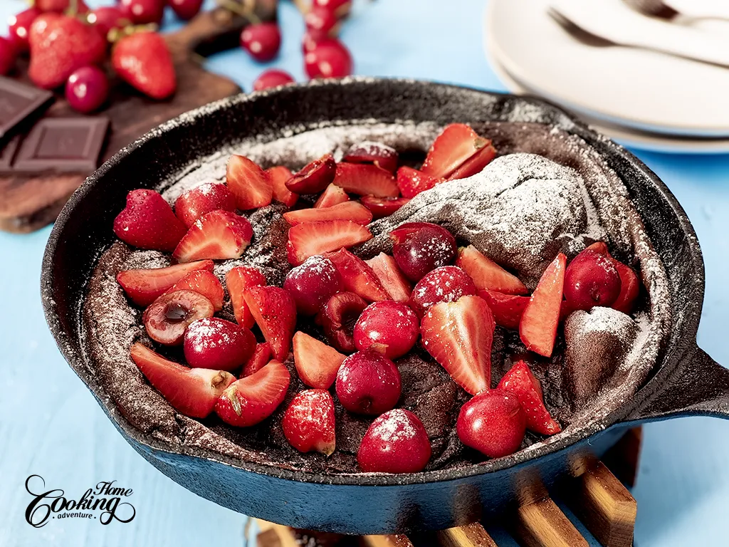 Chocolate Dutch Baby Pancake