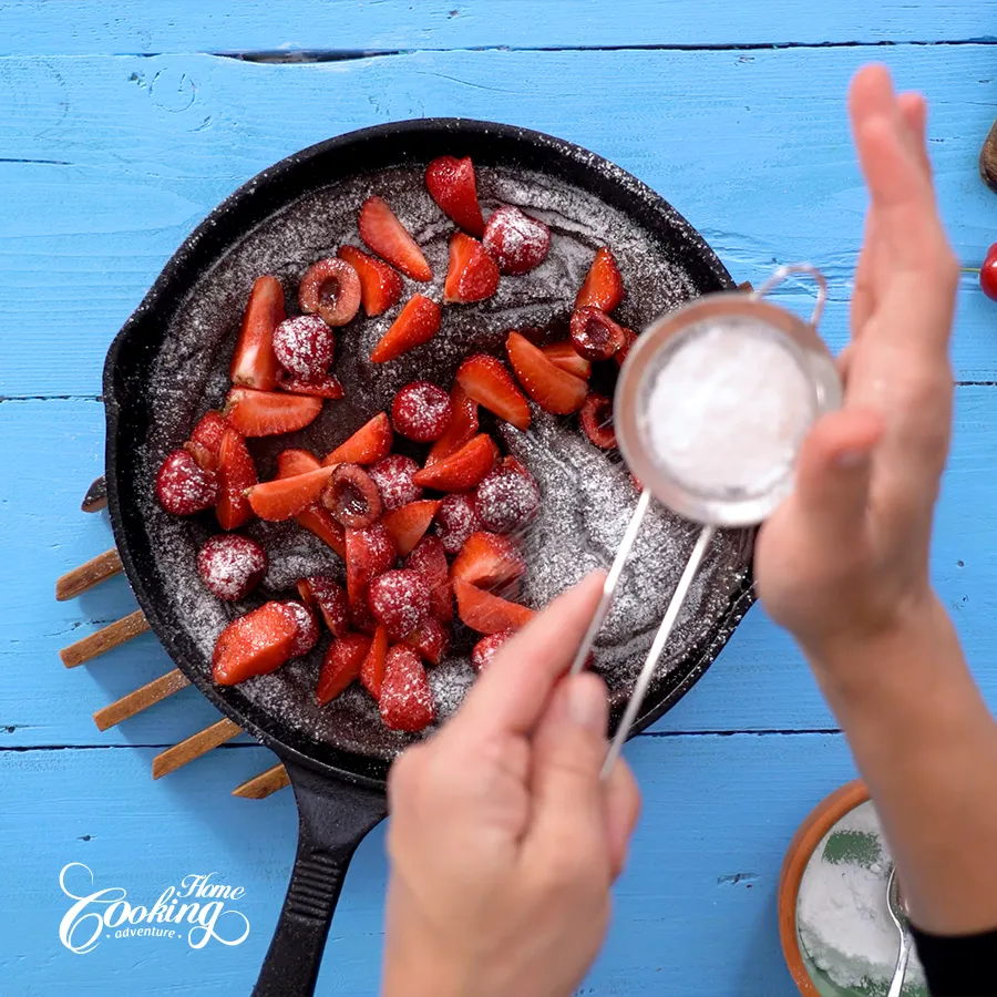 Chocolate Dutch Baby Pancake - step10