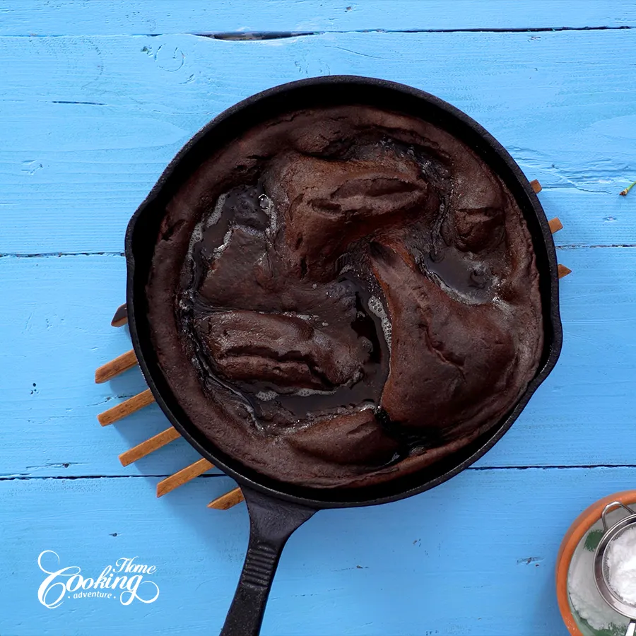 Chocolate Dutch Baby Pancake - step8