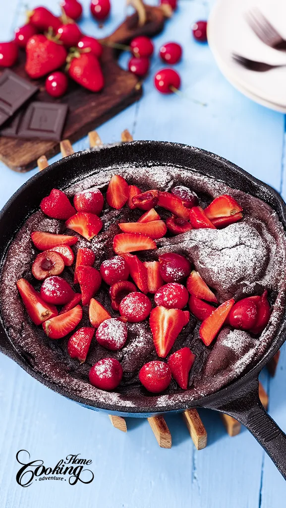 Chocolate Dutch Baby Pancake