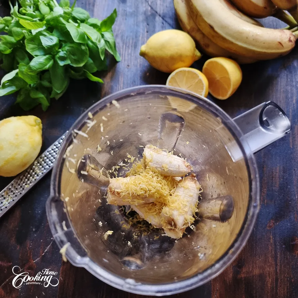 Lemon Basil Yogurt Popsicles - step1