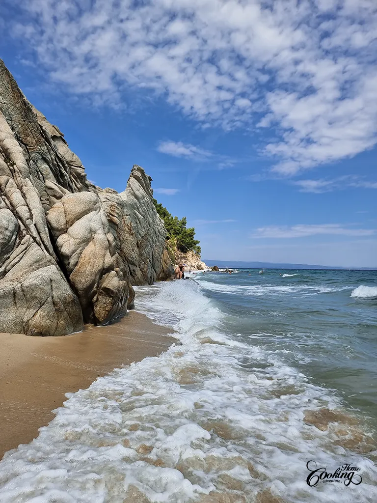 Visiting Sithonia, Fava Beach 2