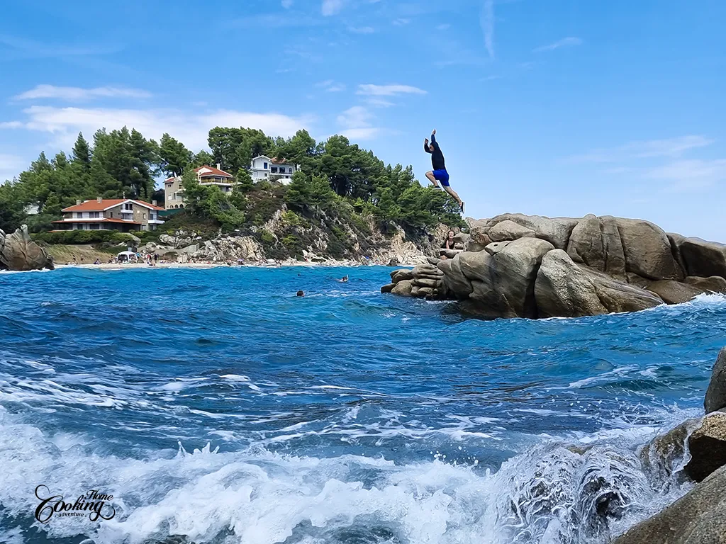 Visiting Sithonia, Fava Beach 1