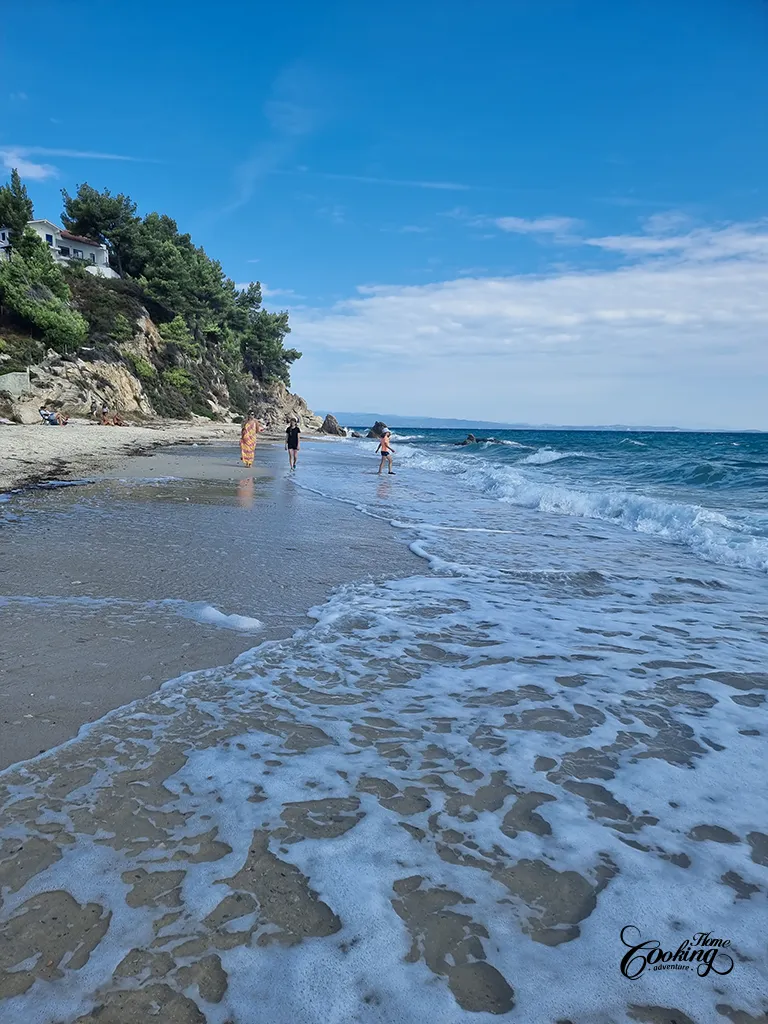 Visiting Sithonia, Fava Beach 3