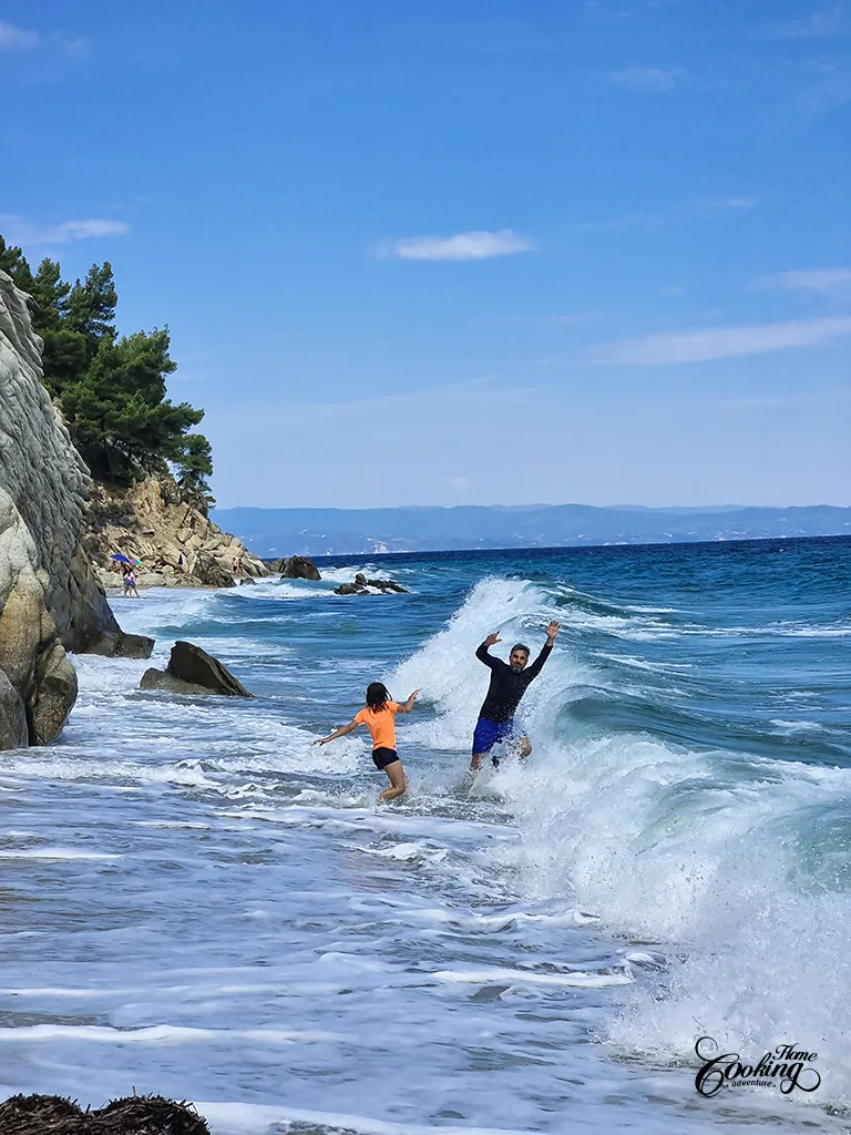 Visiting Sithonia, Fava Beach 4
