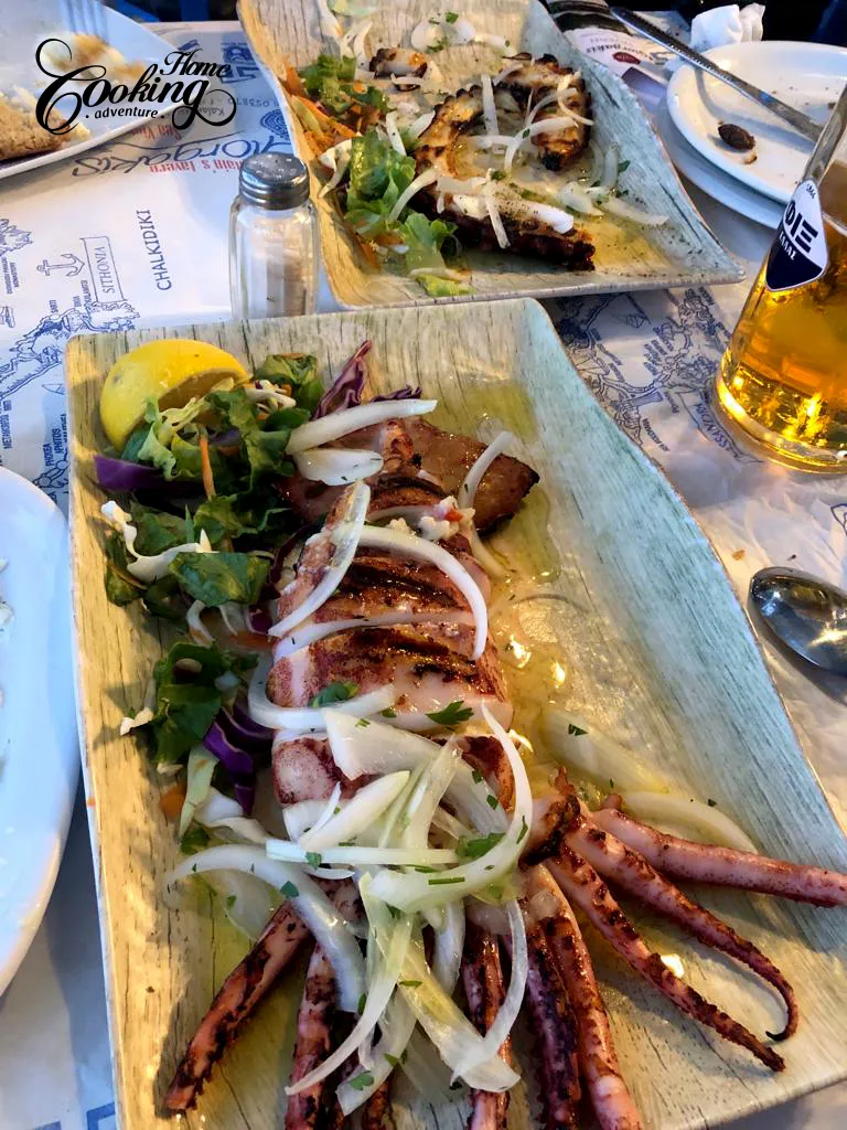 Sithonia taverna food 2