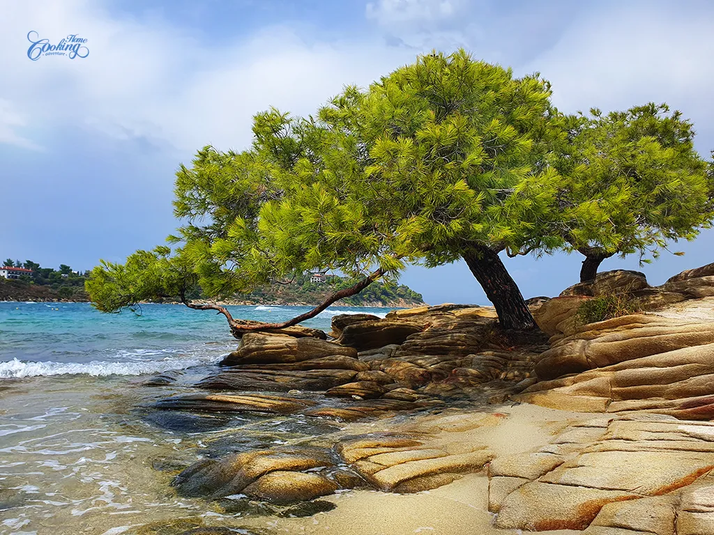 Visiting Sithonia, Lagonisi Beach 1