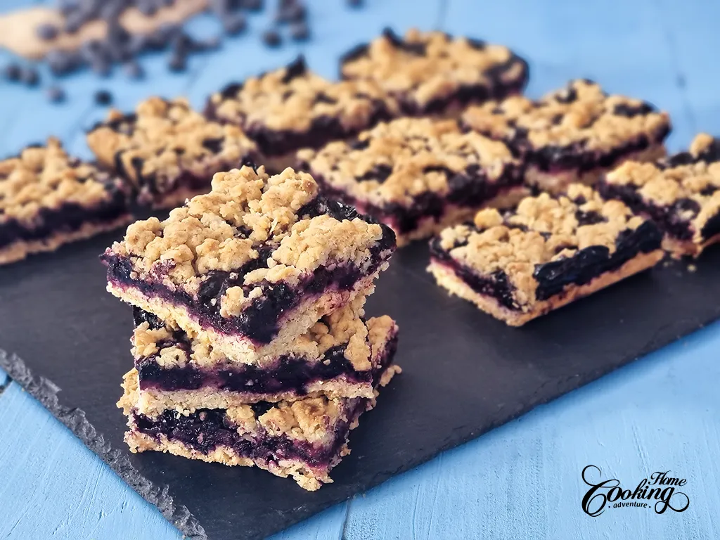 Blueberry Oat Crumble Bars