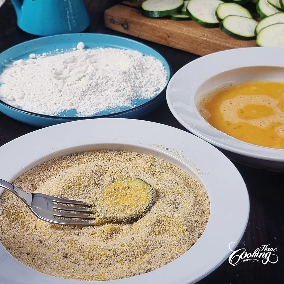 coat with breadcrumb mixture