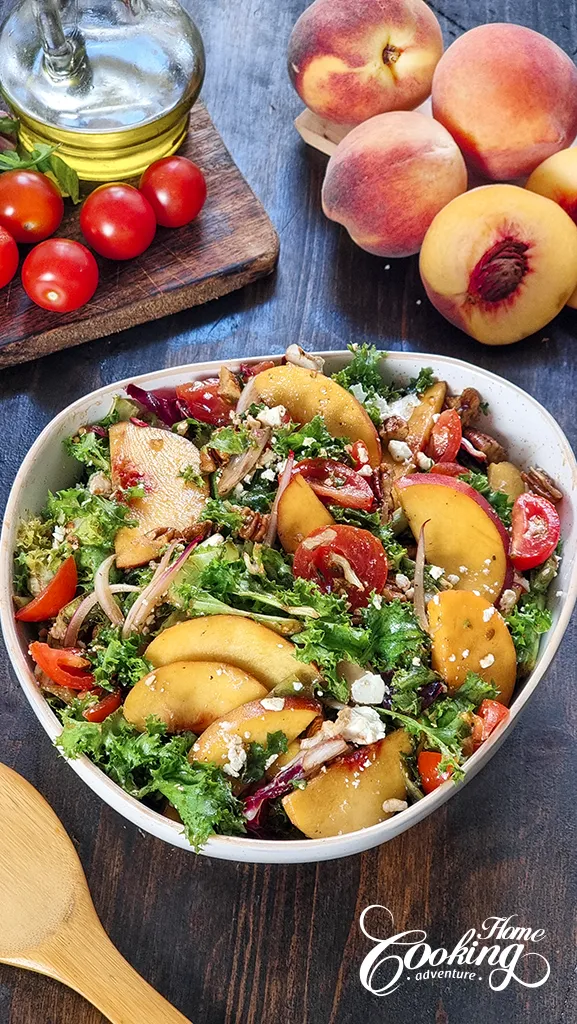 Peach Salad - Summer Salad