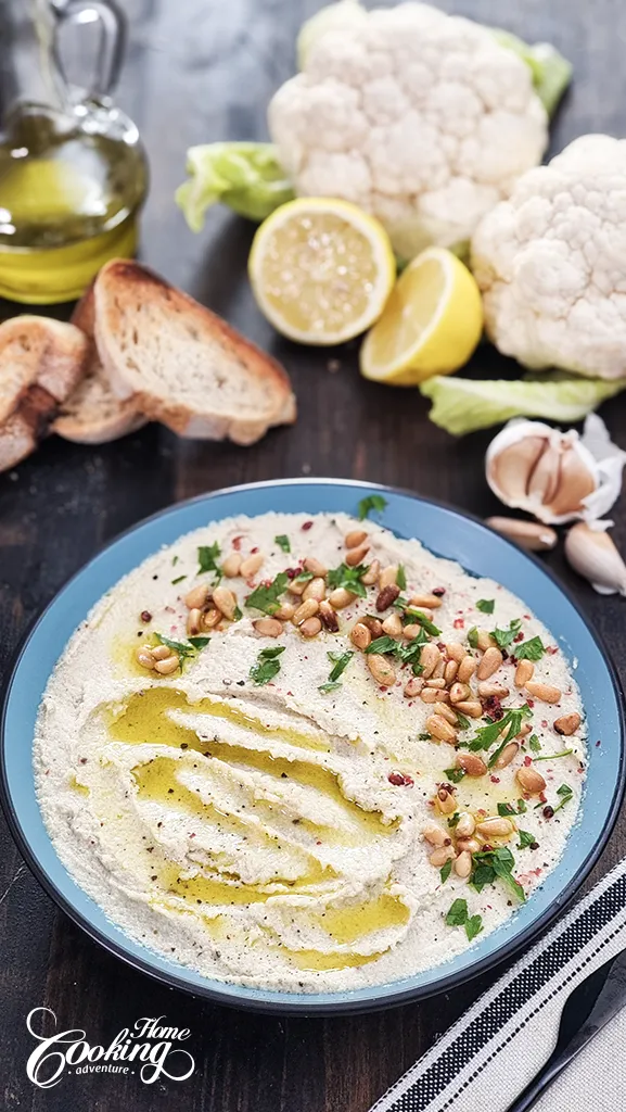 Roasted Cauliflower Hummus