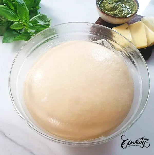 cheese and pesto fantails - step5