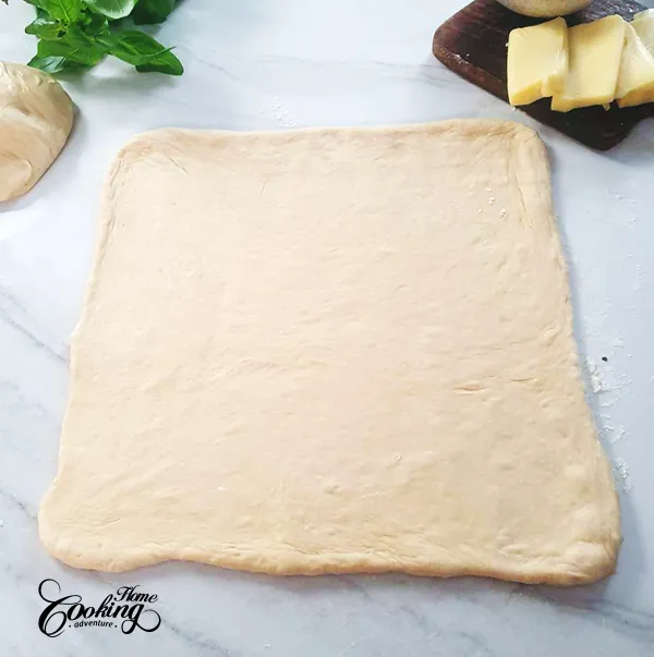 cheese and pesto fantails - step7