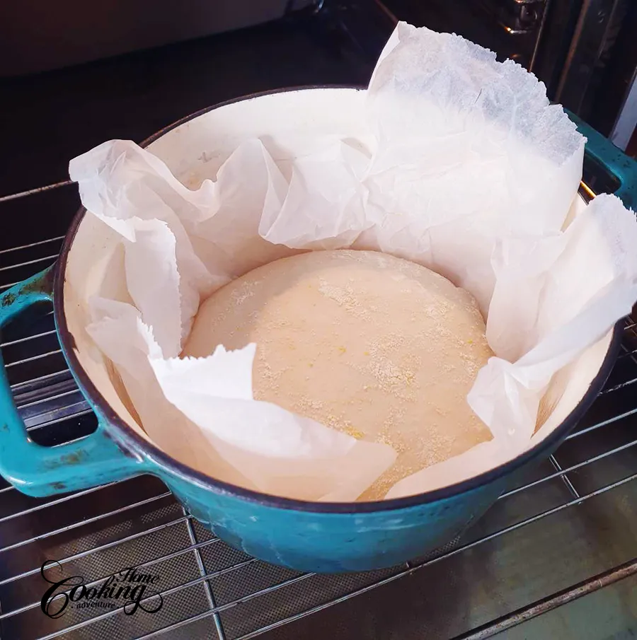 easy no-knead bread step 11