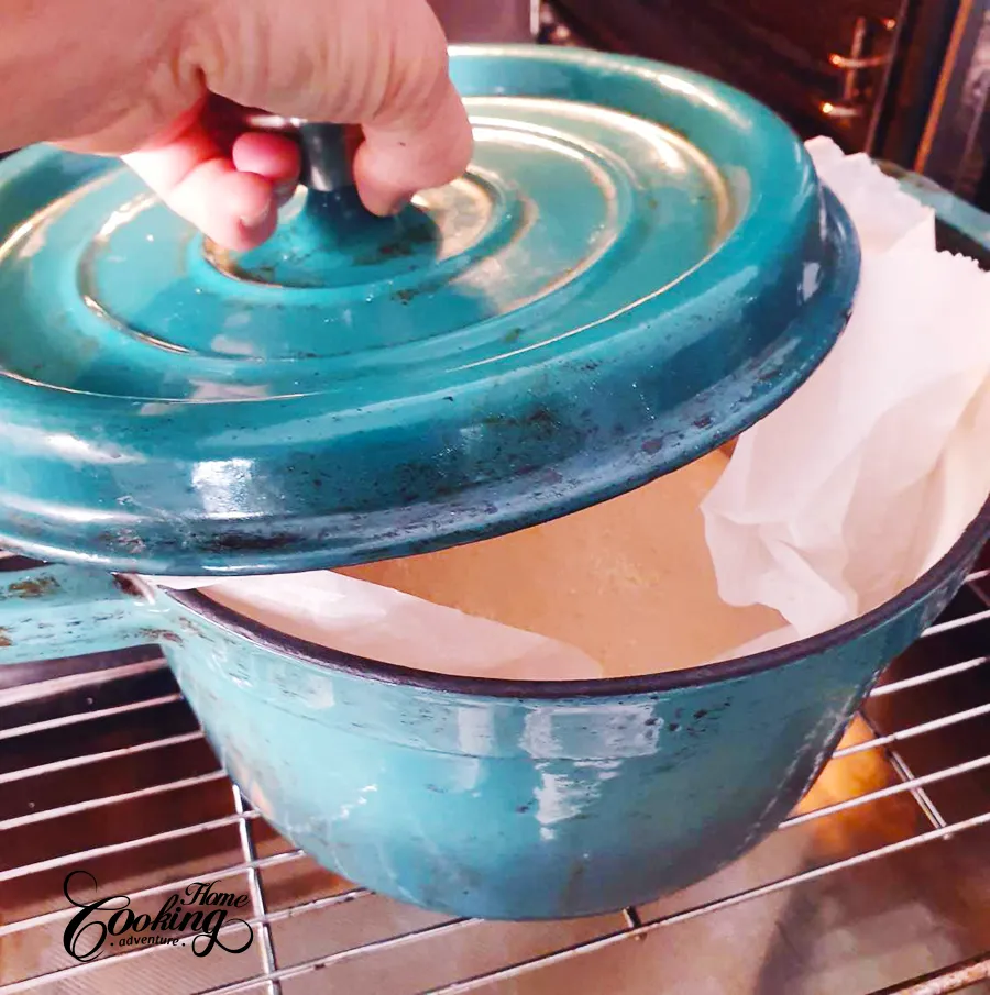 easy no-knead bread step 12