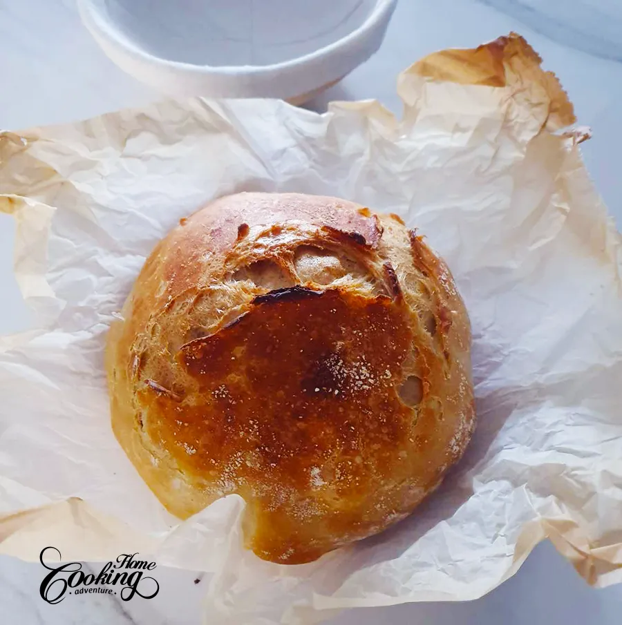 easy no-knead bread step 15