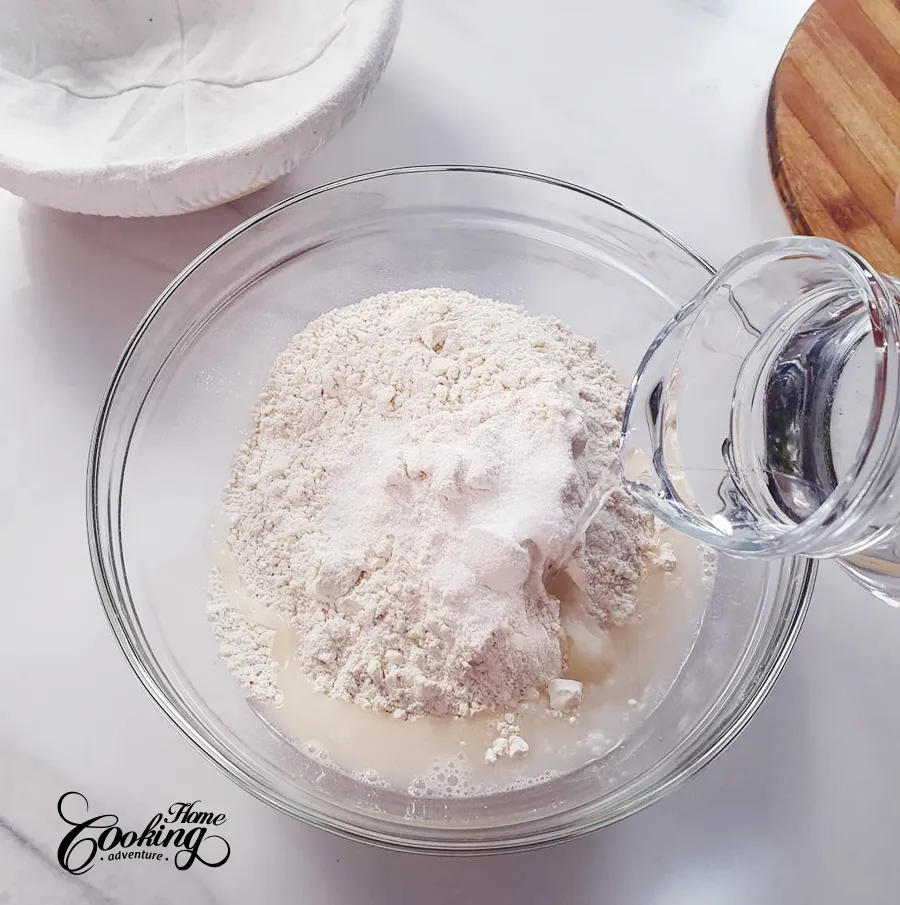 easy no-knead bread step2