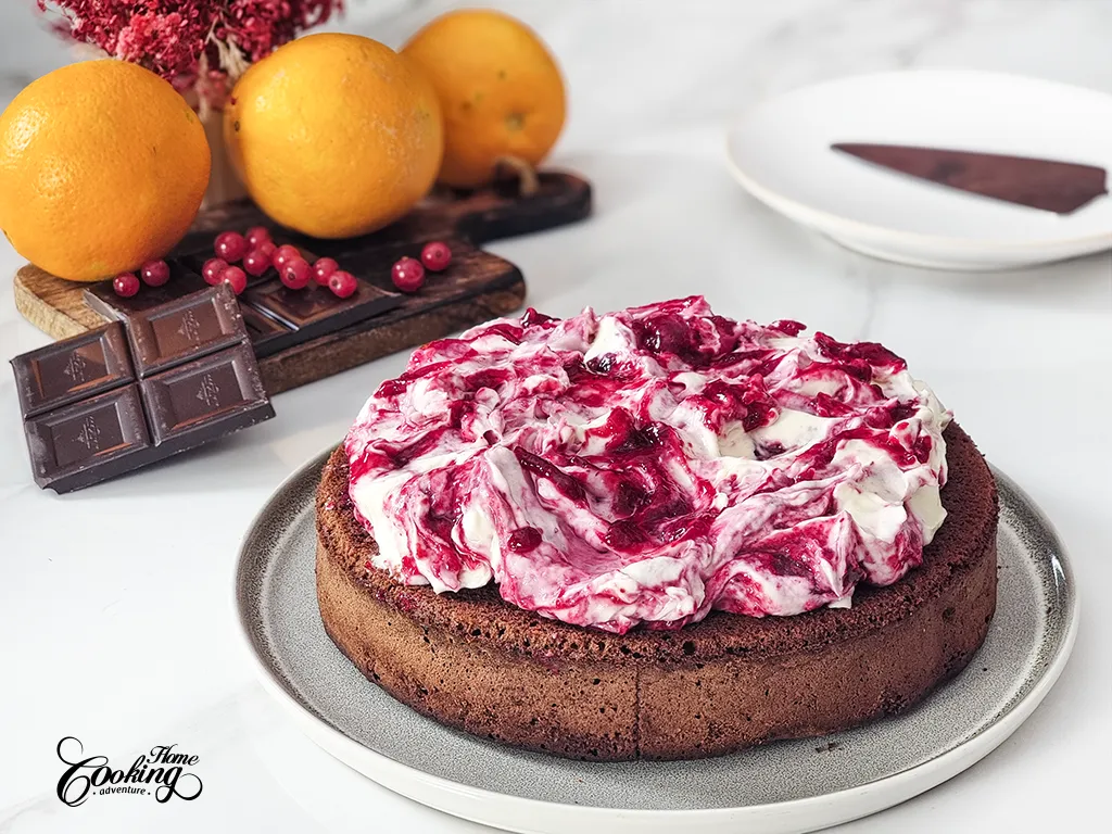 Chocolate Cranberry Cake main image