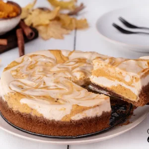 Pumpkin Swirl Cheesecake