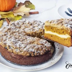 Pumpkin Cream Cheese Crumb Cake