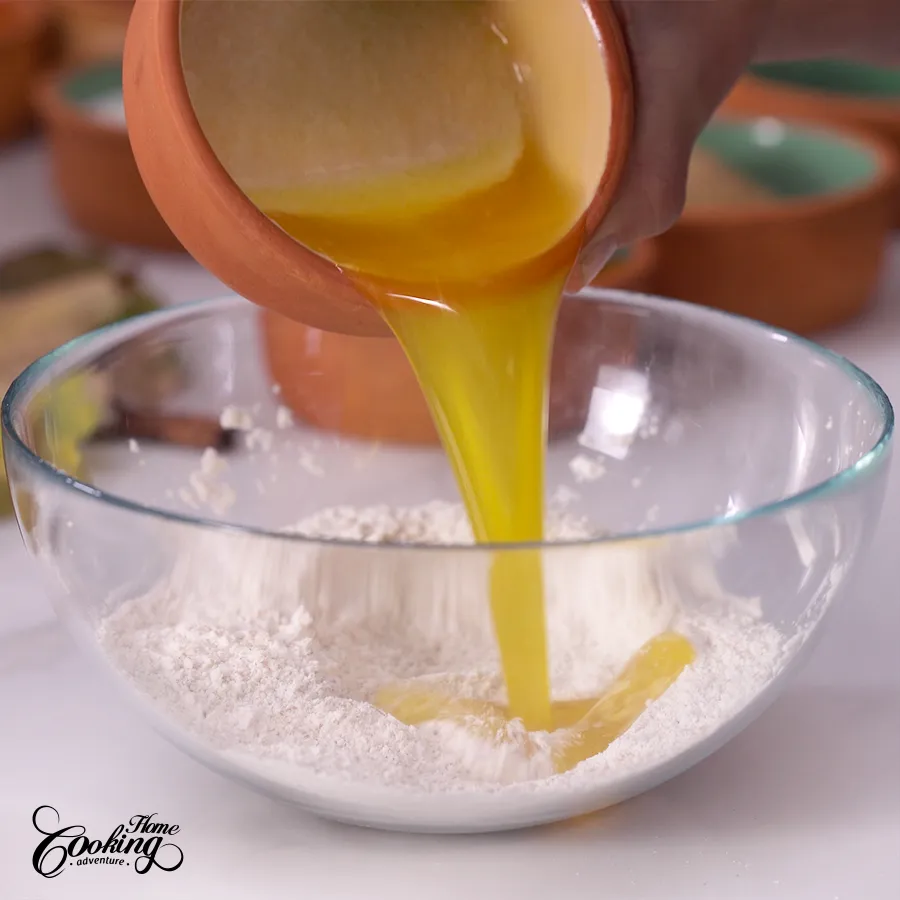 Pumpkin Cream Cheese Crumb Cake - prepare the crumble step2