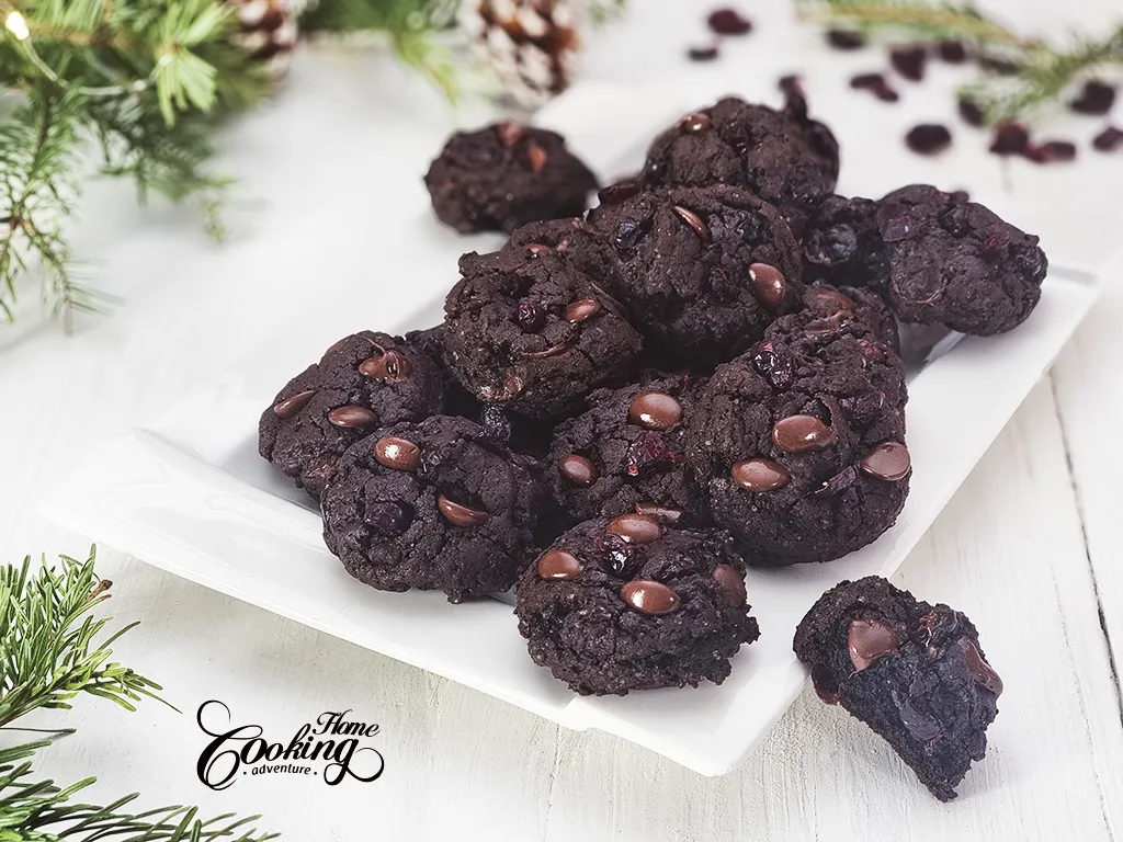 Chocolate Cranberry Soft Cookies - main1