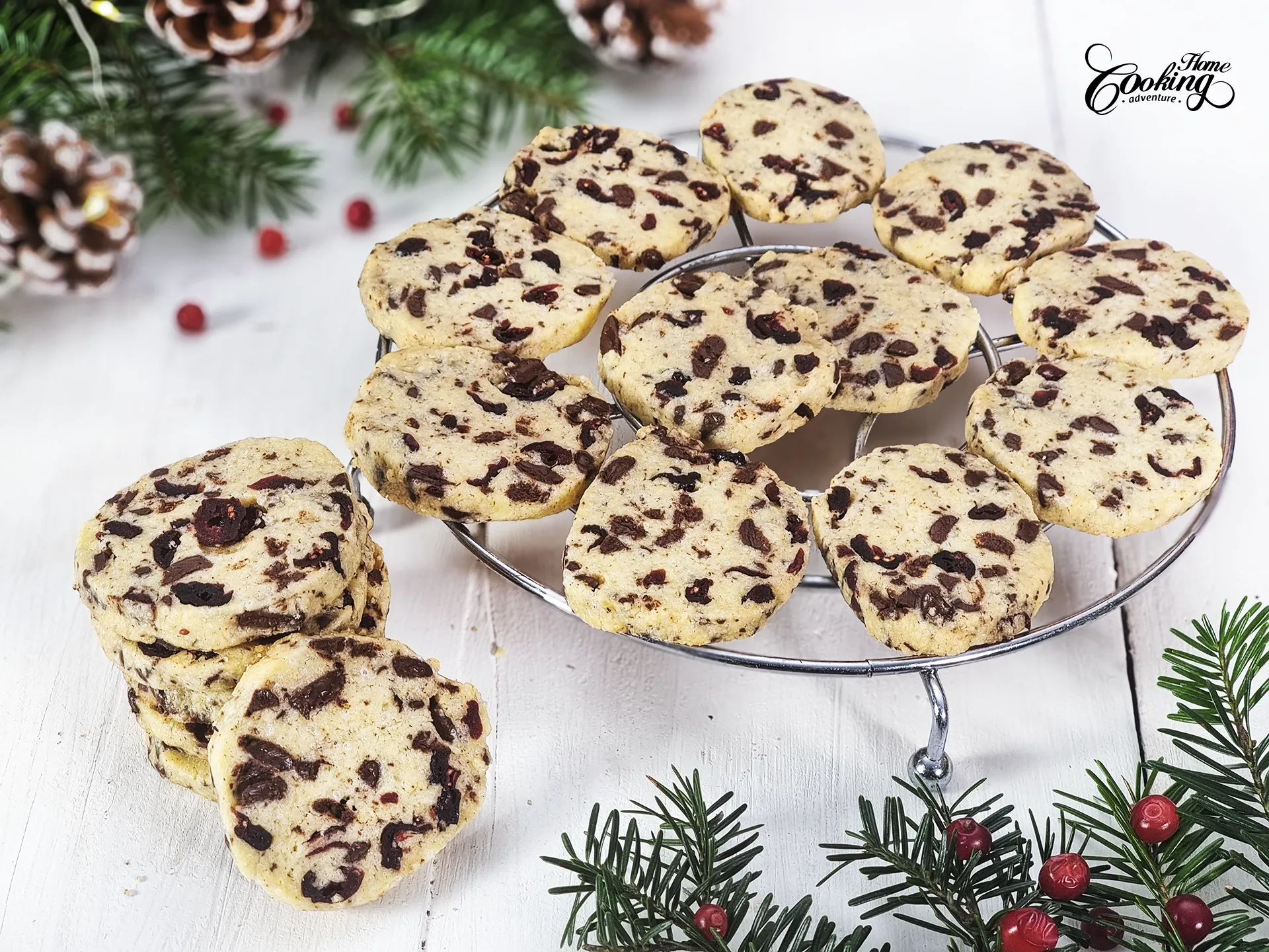 Chocolate Cranberry Sugar Cookies-main1