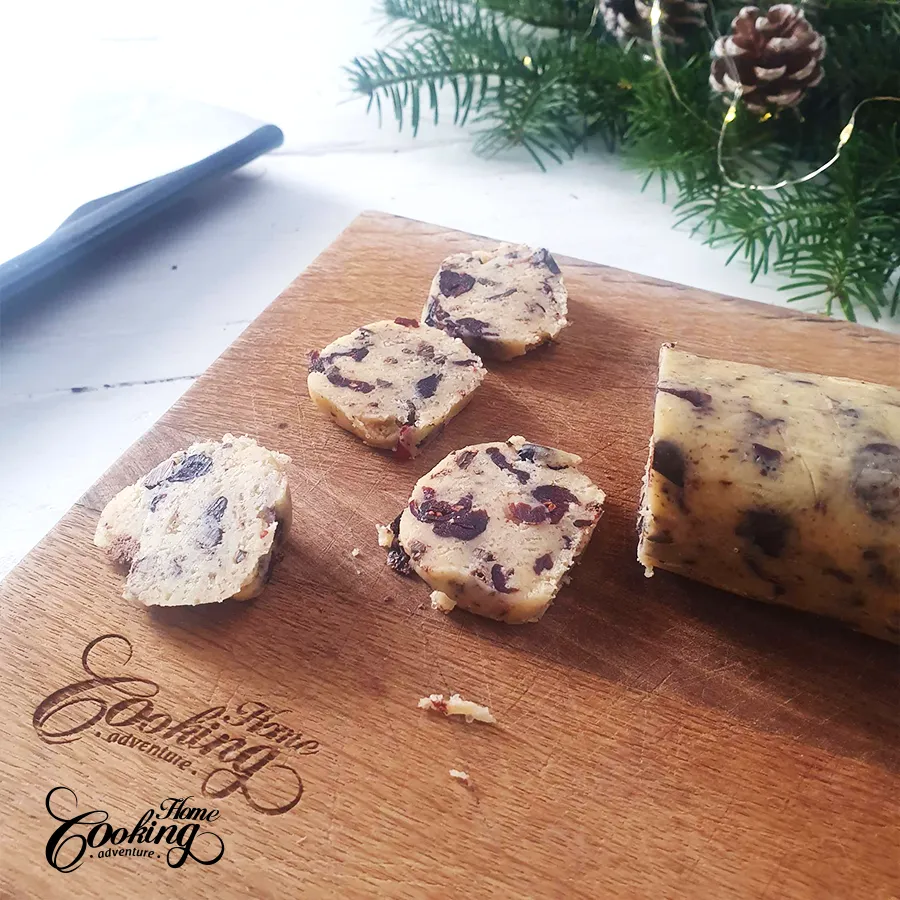 Chocolate Cranberry Sugar Cookies - step10