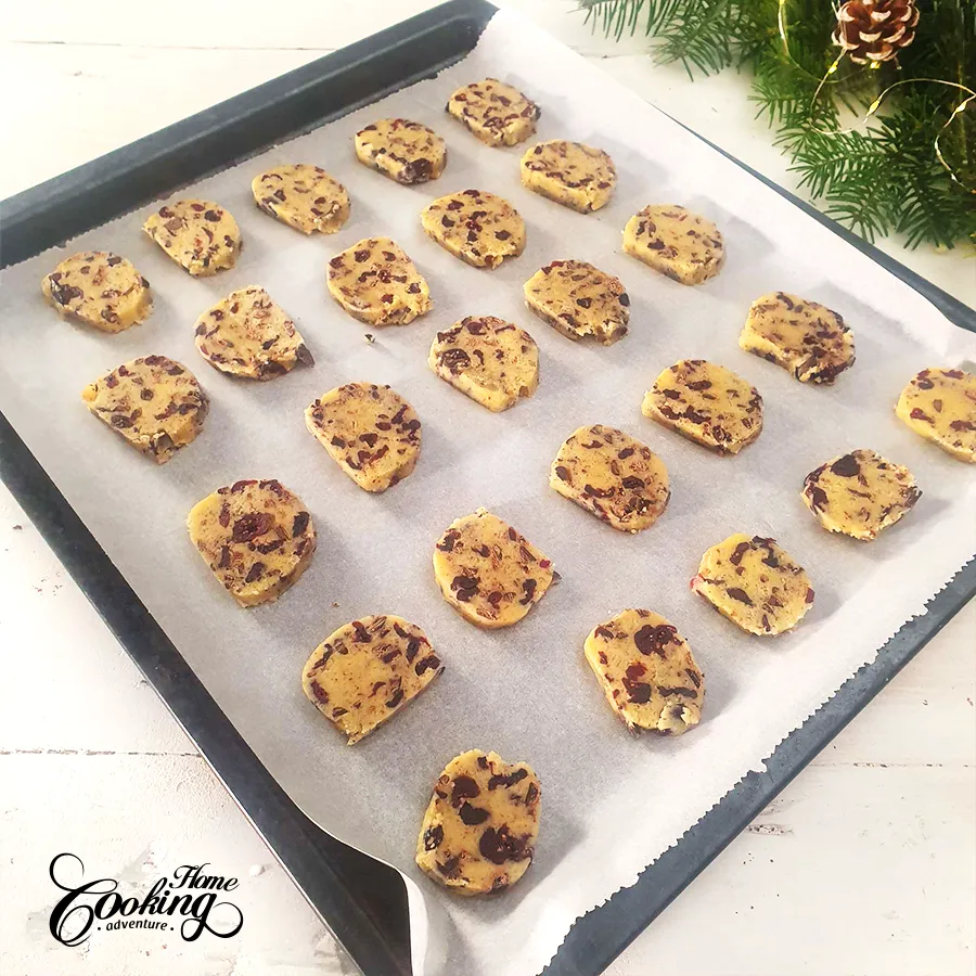 Chocolate Cranberry Sugar Cookies - step11