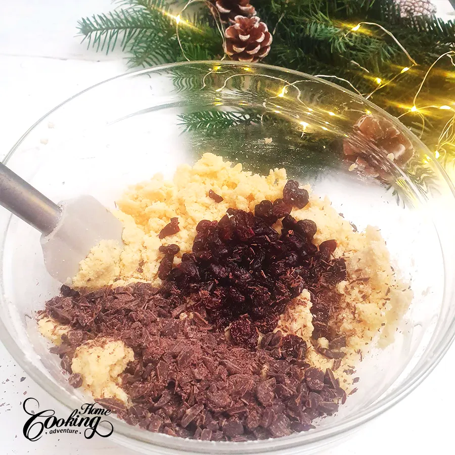 Chocolate Cranberry Sugar Cookies - step5