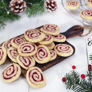 Cranberry Pinwheel Cookies