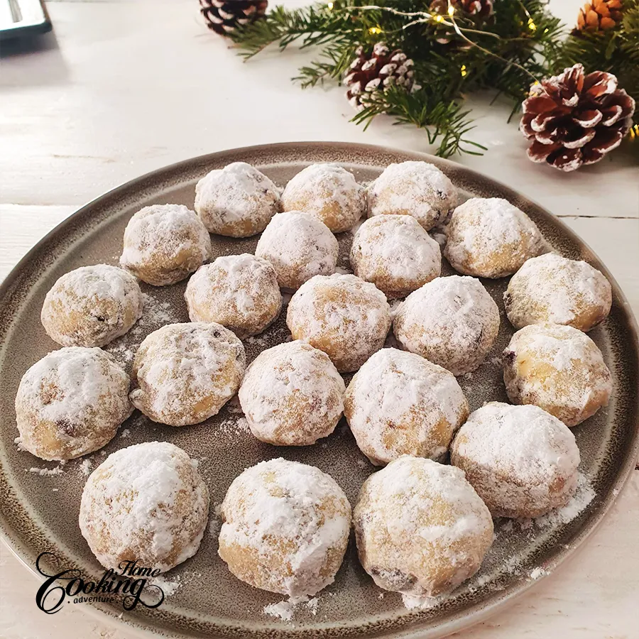 Cranberry Pistachio Snowball Cookies - step10