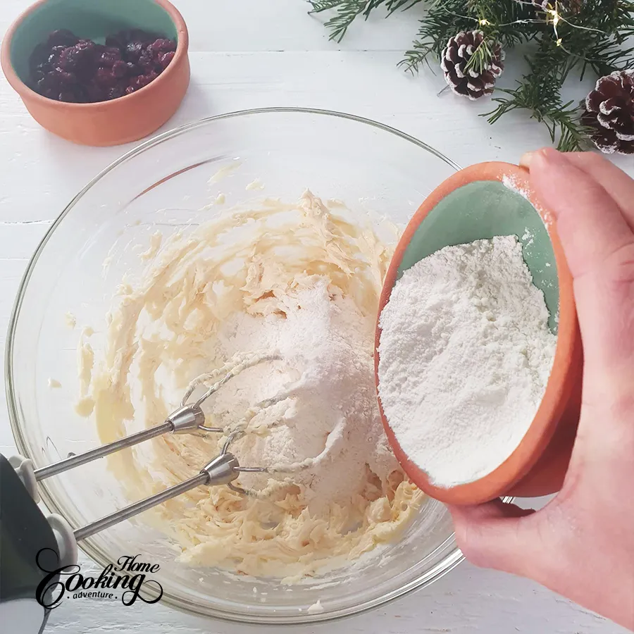 Cranberry Pistachio Snowball Cookies - step3