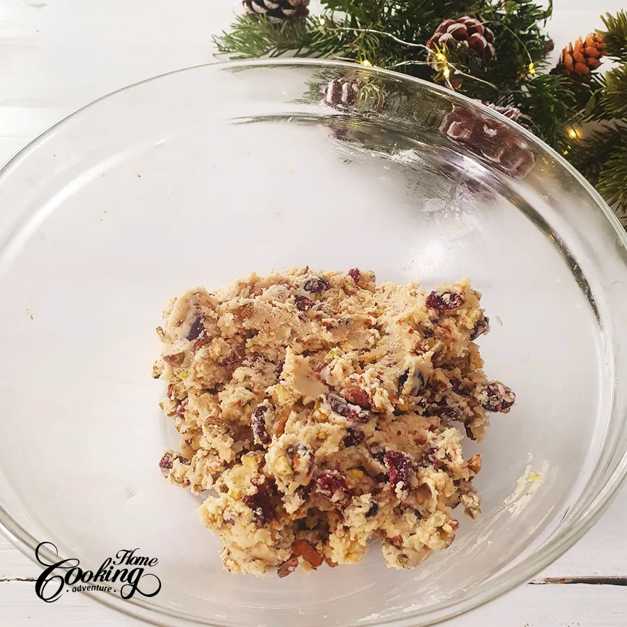 Cranberry Pistachio Snowball Cookies - step5