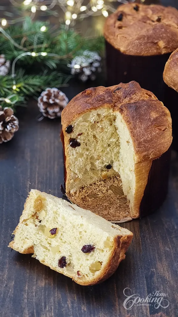 Easy Panettone Recipe - with dried fruits and candied orange peel