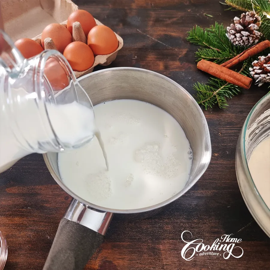 Homemade Eggnog Recipe - steps4
