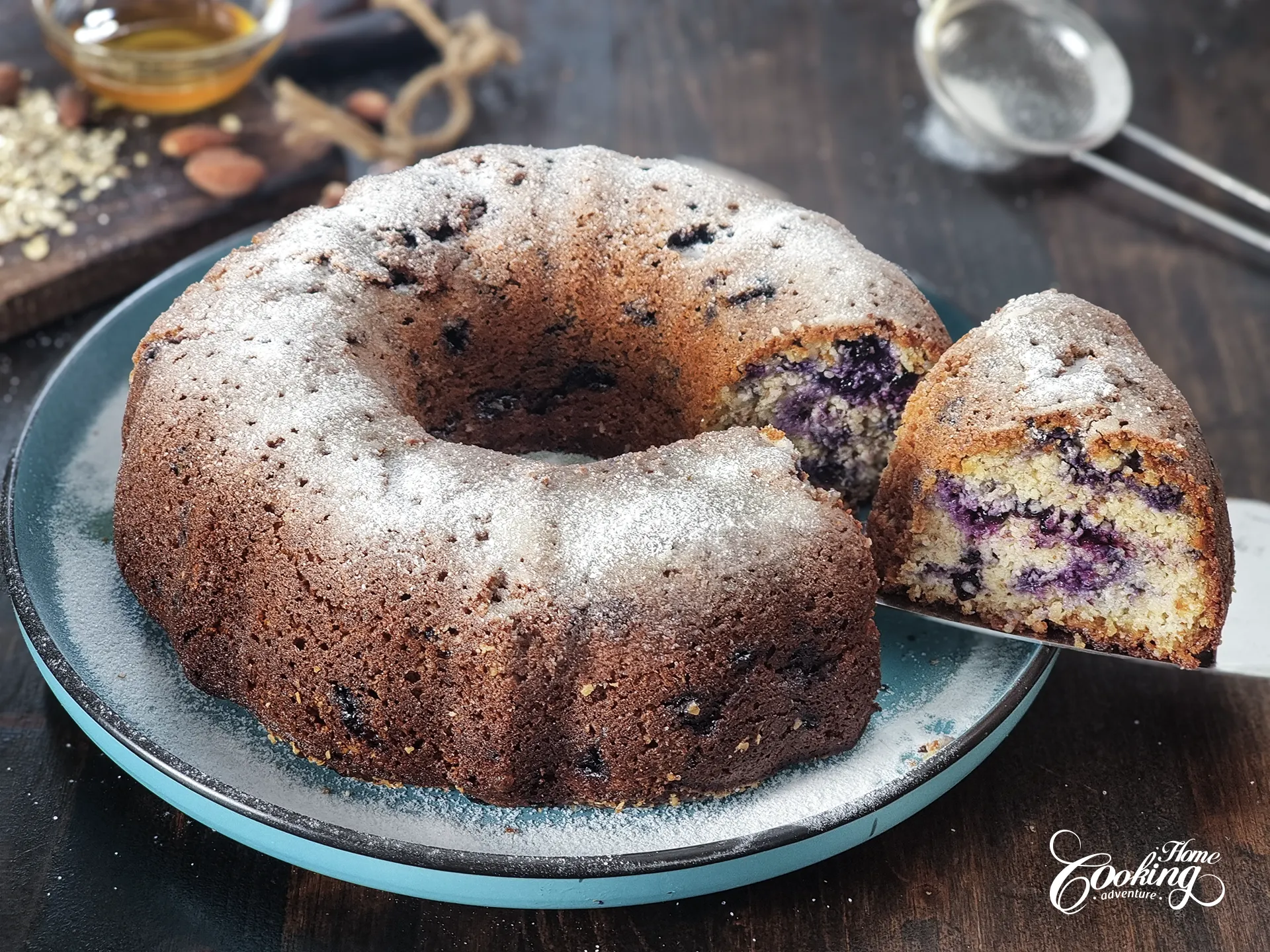Gluten-Free Blueberry Lemon Bundt Cake