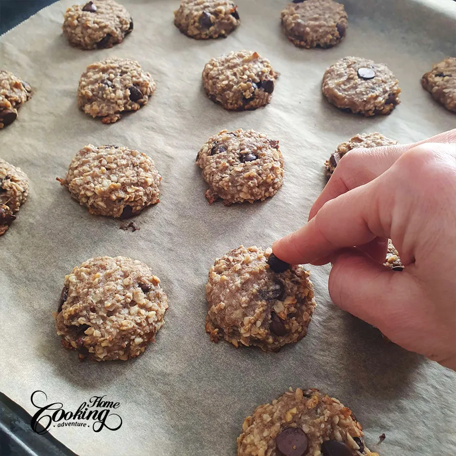 Healthy Banana Oatmeal Cookies - steps12