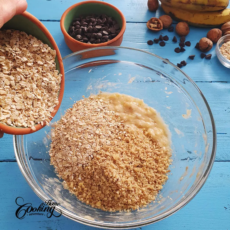 Healthy Banana Oatmeal Cookies - steps5