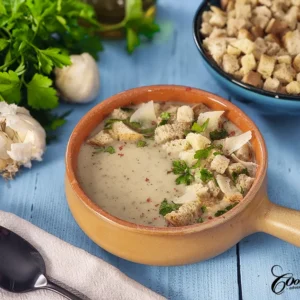 Roasted Garlic Cream Soup