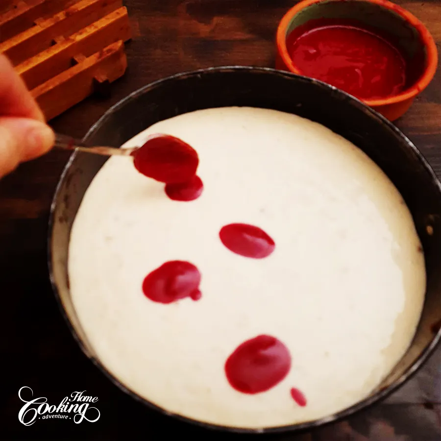 Banana Raspberry Yogurt Cheesecake Recipe-step17