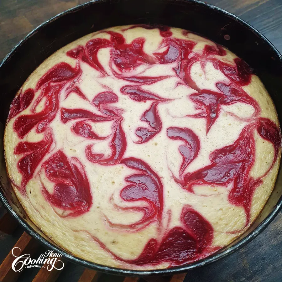 Banana Raspberry Yogurt Cheesecake Recipe-step20