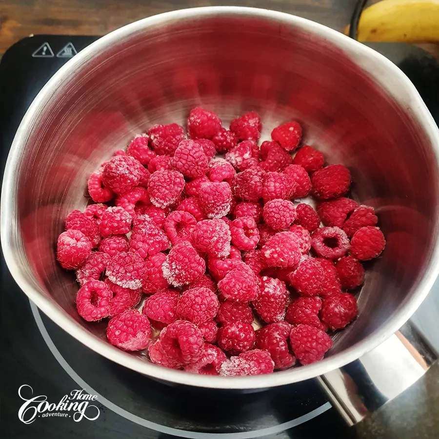 Banana Raspberry Yogurt Cheesecake Recipe-step6